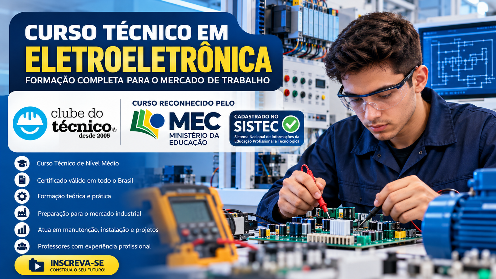 Curso Técnico em Eletroeletrônica — Clube do Técnico