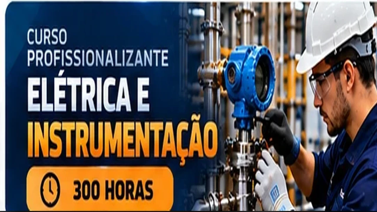 Curso profissionalizante de eletrica instrumentacao — profissional em atividade
