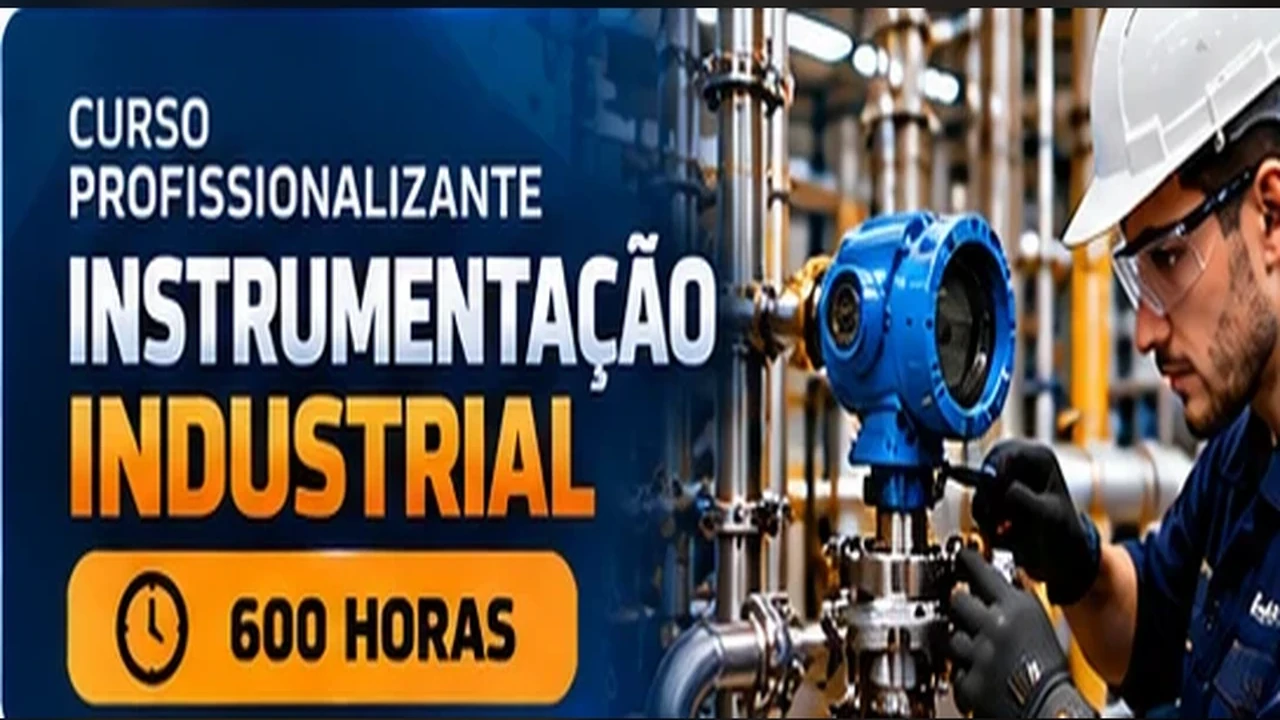 Curso profissionalizante de instrumentacao industrial — profissional em atividade