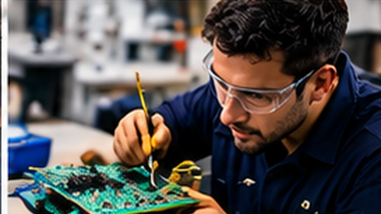 Imagem do curso Eletrônica Industrial